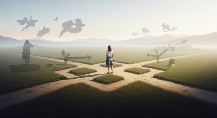 Kendi yolunu secmek ve ozgur yasam tarzi