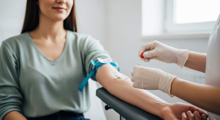 Kan testi ile kansizlik teshisi yumusak isik klinik gorsel