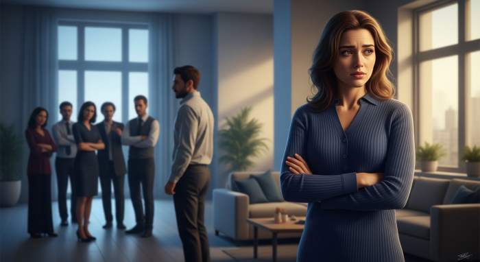 Iliski icinde destek ve yalnizlik duygusal gerilim sahnesi