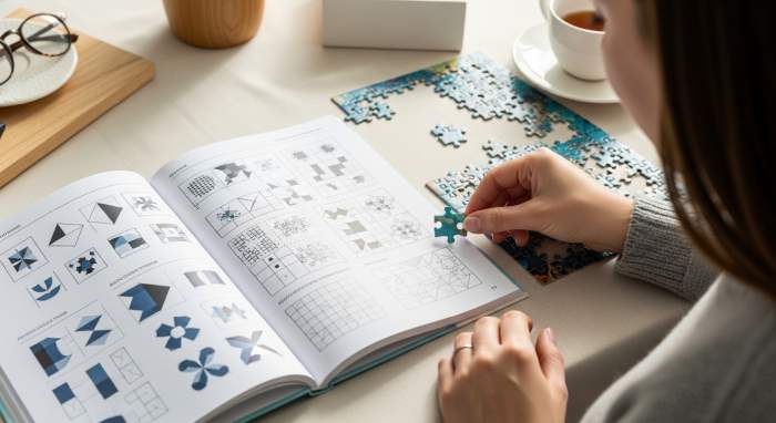 Kisisellestirilmis puzzle ve bulmaca kitabi eglenceli aktivite gorseli