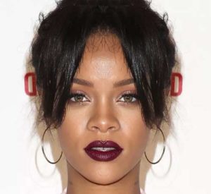 simetrik yüz rihanna