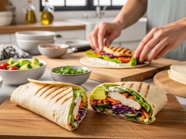 Evde Kolay Glutensiz Tavuk Wrap: Sebzeli Tarif ve Lezzet