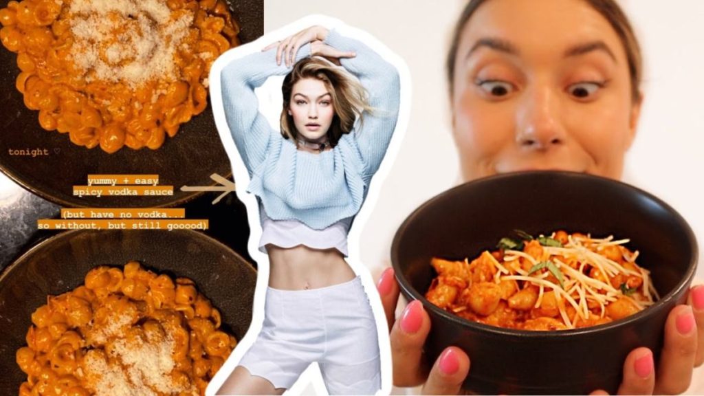 Gigi Hadid makarnası tarifi tiktok yapılışı