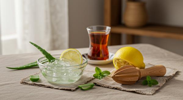 aloe vera ve limon maskesi tarifi