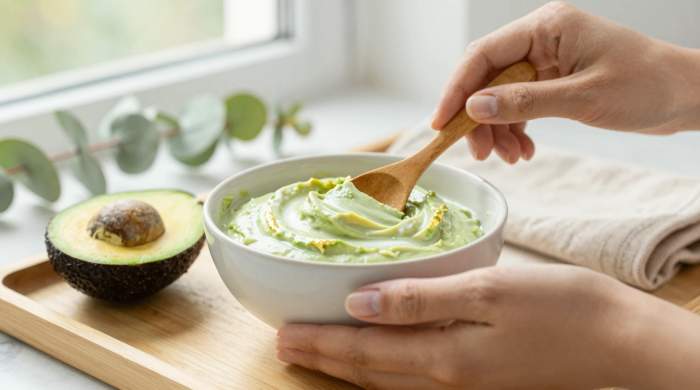 Avokado ve Yoğurt Maskesi: Vitamin Bombası