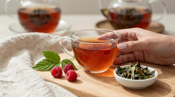 Kırmızı Ahududu Yaprağı Çayı: Doğal Denge