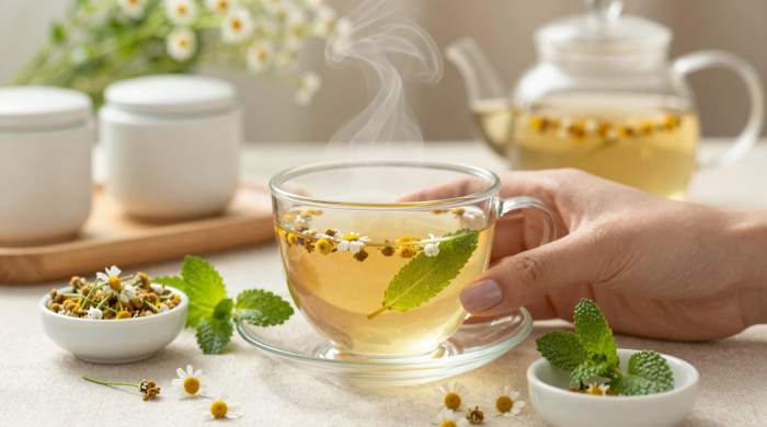 Papatya ve Nane Karışımı: Sakinleştirici Harman