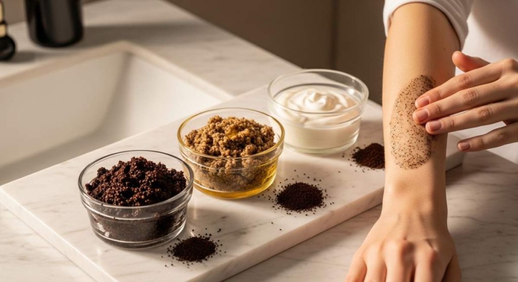 Evdeki Kahve Telvesiyle 3 Sıfır Atık Peeling Tarifi